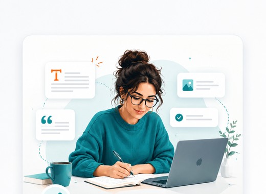 Copywriter al lavoro